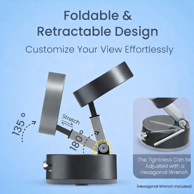 V PRO Car Dashboard Phone Holder 360° Vacuum Magnetic Phone Stand